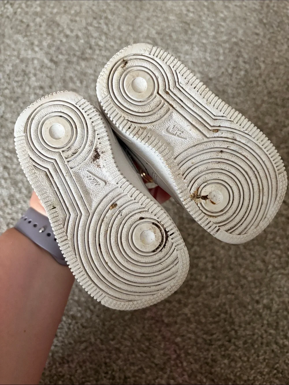 Nike White Kids Casual Sneakers